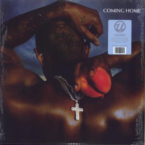 Usher Coming Home - Clear Vinyl - Sealed 2-LP vinyl record set (Double LP Album) US UHE2LCO855541