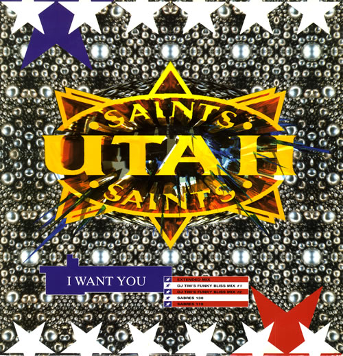 Utah Saints I Want You 12" vinyl single (12 inch record / Maxi-single) UK UTA12IW553584