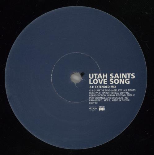 Utah Saints Love Songs 12" vinyl single (12 inch record / Maxi-single) UK UTA12LO881126