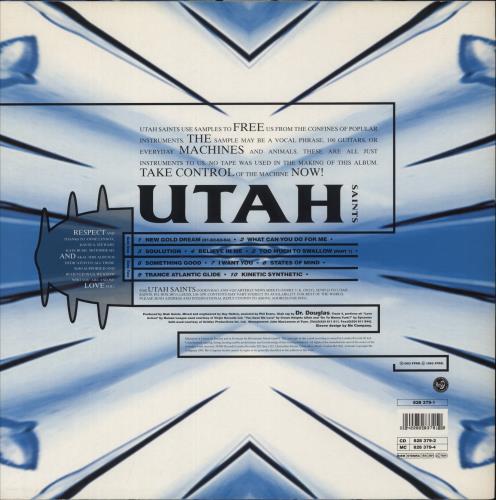 Utah Saints Utah Saints vinyl LP album (LP record) UK UTALPUT592191