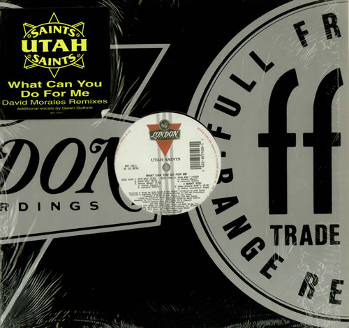 Utah Saints What Can You Do For Me 12" vinyl single (12 inch record / Maxi-single) US UTA12WH190446