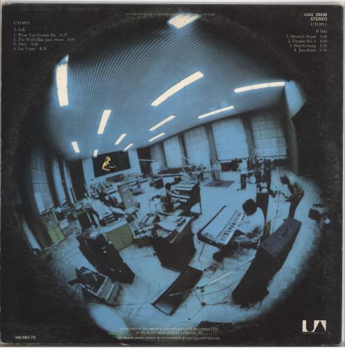 Utopia (German) Utopia - EX vinyl LP album (LP record) UK UT0LPUT721661