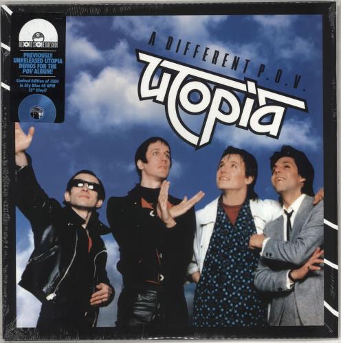 Utopia (US) A Different Point Of View - RSD17 - Blue Vinyl - Sealed 12" vinyl single (12 inch record / Maxi-single) US UTO12AD710579