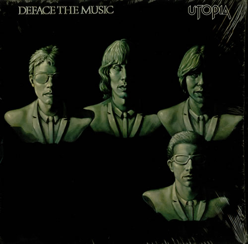 Utopia (US) Deface The Music vinyl LP album (LP record) US UTOLPDE439223