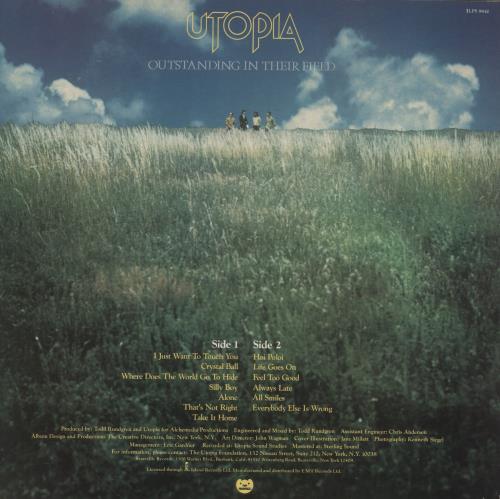 Utopia (US) Deface The Music vinyl LP album (LP record) UK UTOLPDE458612