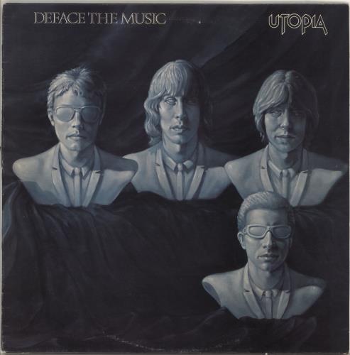 Utopia (US) Deface The Music vinyl LP album (LP record) Italian UTOLPDE718468