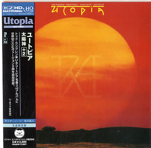 Utopia (US) Ra CD album (CDLP) Japanese UTOCDRA620685