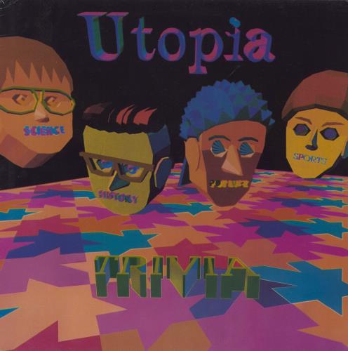 Utopia (US) Trivia vinyl LP album (LP record) Canadian UTOLPTR805073