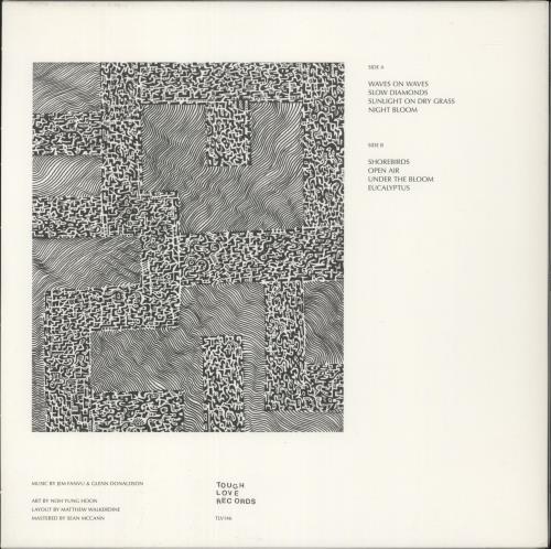 Vacant Gardens Under The Bloom - Clear Vinyl vinyl LP album (LP record) UK 8EHLPUN872261