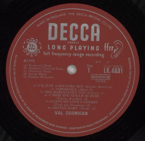 Val Doonican Gentle Shades Of Val Doonican vinyl LP album (LP record) UK VA2LPGE885392