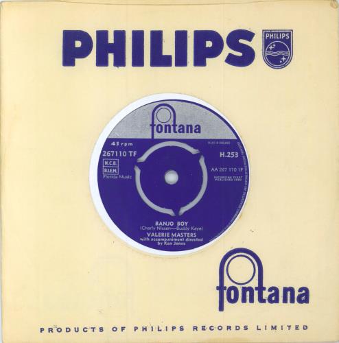 Valerie Masters Banjo Boy 7" vinyl single (7 inch record / 45) UK VLM07BA796738