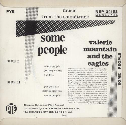 Valerie Mountain Some People EP 7" vinyl single (7 inch record / 45) UK VCZ07SO558351