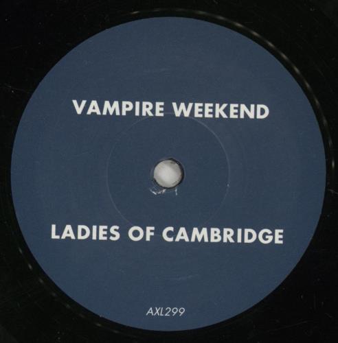 Vampire Weekend Mansard Roof 7" vinyl single (7 inch record / 45) UK VWE07MA577215