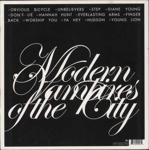 Vampire Weekend Modern Vampires Of The City - 180g White Vinyl vinyl LP album (LP record) UK VWELPMO881319