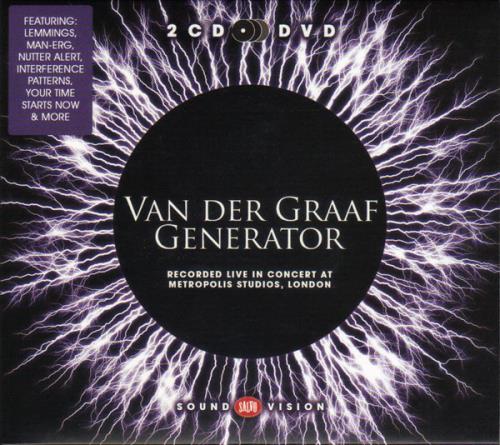 Van Der Graaf Generator Live In Concert At Metropolis Studios London 3-disc CD/DVD Set UK VDG3DLI716627