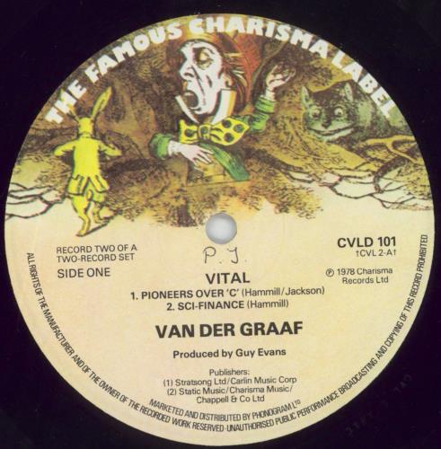 Van Der Graaf Generator Vital 2-LP vinyl record set (Double LP Album) UK VDG2LVI444132