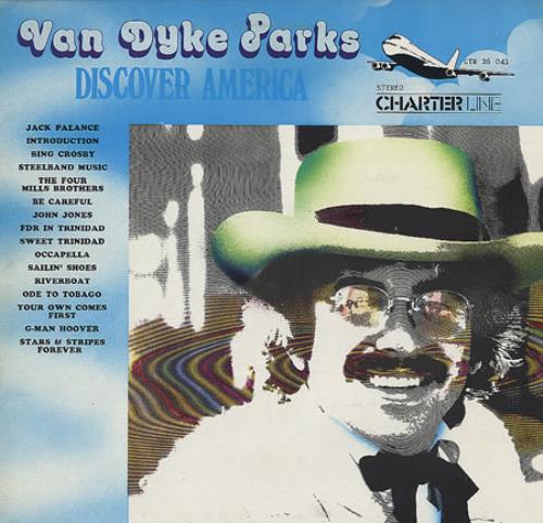 Van Dyke Parks Discover America vinyl LP album (LP record) Italian VDPLPDI354591