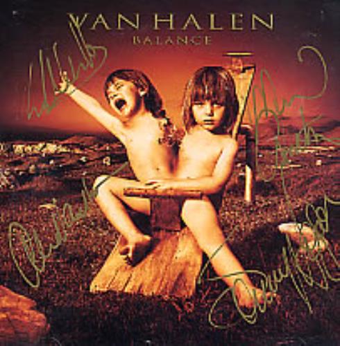 Van Halen Balance Booklet - AUTOGRAPHED memorabilia US VNHMMBA266911