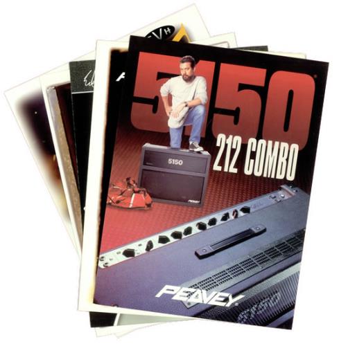 Van Halen Collection Of Peavey Sales Presenters press book US VNHPBCO493707