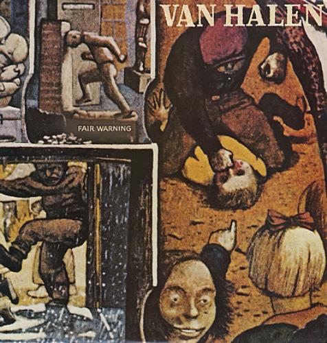 Van Halen Fair Warning vinyl LP album (LP record) US VNHLPFA561690