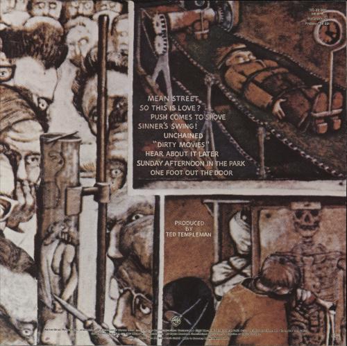 Van Halen Fair Warning vinyl LP album (LP record) German VNHLPFA573265