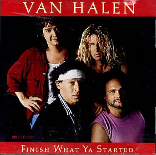 Van Halen Finish What Ya Started CD single (CD5 / 5") US VNHC5FI111535