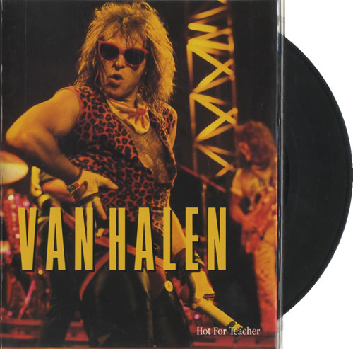Van Halen Hot For Teacher 7" vinyl single (7 inch record / 45) US VNH07HO48285
