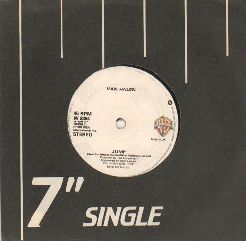 Van Halen Jump 7" vinyl single (7 inch record / 45) UK VNH07JU658092