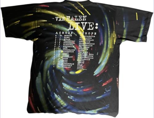 Van Halen Live: Across Europe '93 - Vintage Original t-shirt UK VNHTSLI876969