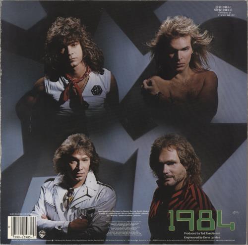 Van Halen MCMLXXXIV - EX vinyl LP album (LP record) German VNHLPMC636366