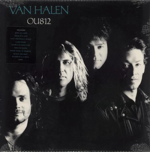 Van Halen OU812 - Sealed + Hype Stickered vinyl LP album (LP record) US VNHLPOU572657