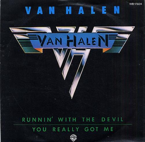 Van Halen Runnin' With The Devil 7" vinyl single (7 inch record / 45) Belgian VNH07RU331384