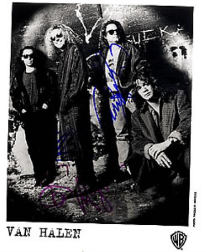 Van Halen Signed Photograph photograph UK VNHPHSI259200