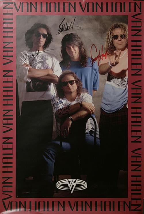Van Halen Van Halen - Signed Poster poster US VNHPOVA505591