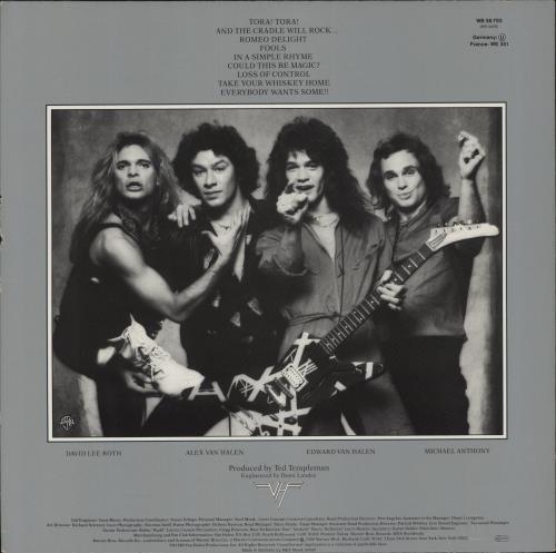 Van Halen Women And Children First + Poster vinyl LP album (LP record) German VNHLPWO866081