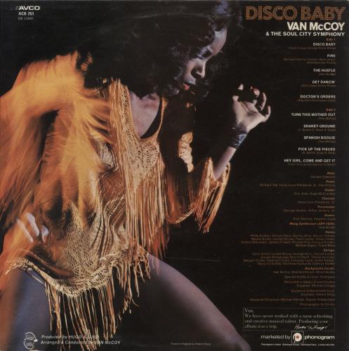 Van McCoy Disco Baby vinyl LP album (LP record) UK VA-LPDI649033