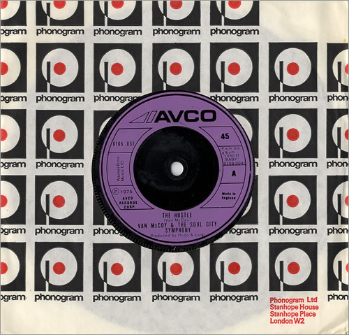 Van McCoy The Hustle - Inj 7" vinyl single (7 inch record / 45) UK VA-07TH481547