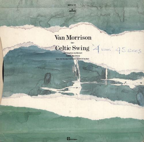Van Morrison Celtic Swing 7" vinyl single (7 inch record / 45) UK VMO07CE106754