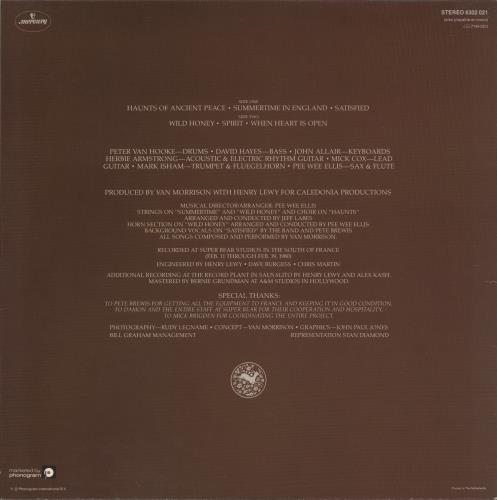 Van Morrison Common One vinyl LP album (LP record) Dutch VMOLPCO299997