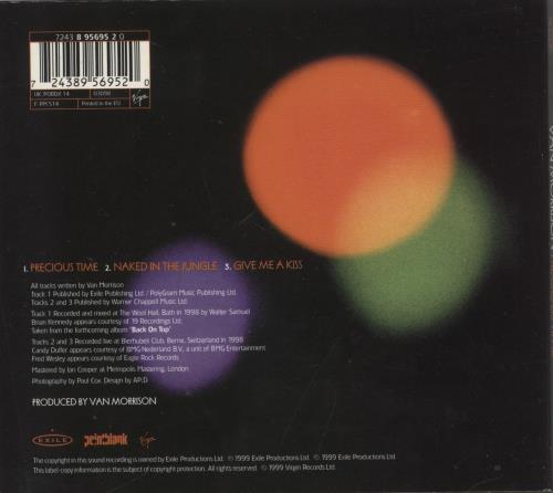 Van Morrison Precious Time CD single (CD5 / 5") UK VMOC5PR549591