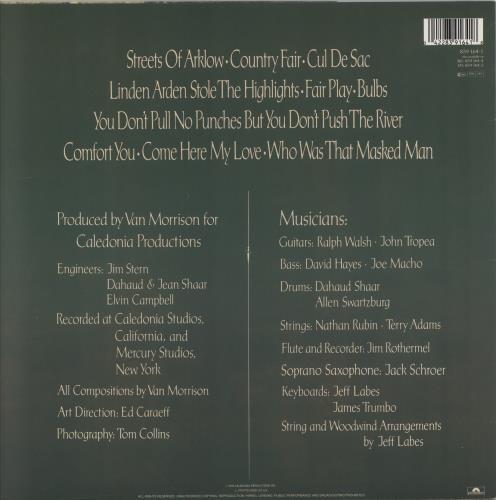 Van Morrison Veedon Fleece vinyl LP album (LP record) Dutch VMOLPVE858584