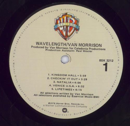 Van Morrison Wavelength - stickered shrink vinyl LP album (LP record) US VMOLPWA830038