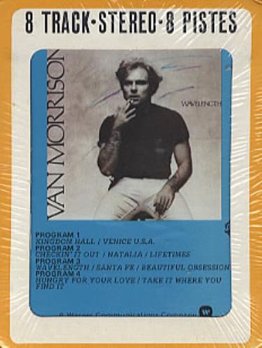 Van Morrison Wavelength 8-track cassette Canadian VMO8TWA313677