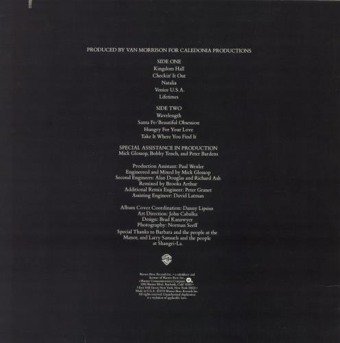 Van Morrison Wavelength vinyl LP album (LP record) US VMOLPWA471834