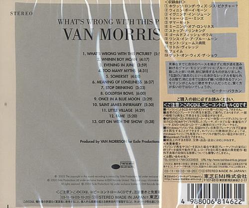 Van Morrison What's Wrong With This Picture CD album (CDLP) Japanese VMOCDWH253682