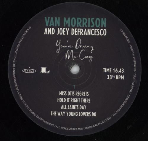 Van Morrison You're Driving Me Crazy 2-LP vinyl record set (Double LP Album) UK VMO2LYO801913