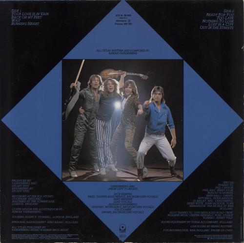 Vandenberg Vandenberg - Gold Stamp vinyl LP album (LP record) German VBGLPVA857430