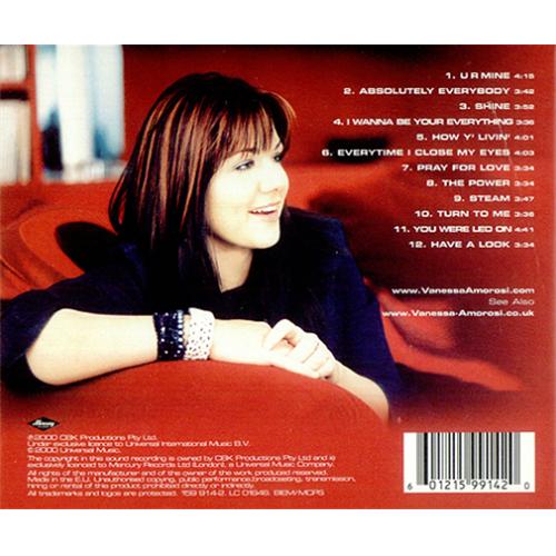 Vanessa Amorosi The Power CD album (CDLP) UK V.ACDTH418601