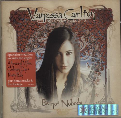 Vanessa Carlton Be Not Nobody CD album (CDLP) UK VNCCDBE232709