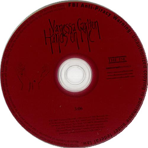 Vanessa Carlton Hands On Me CD single (CD5 / 5") US VNCC5HA426691